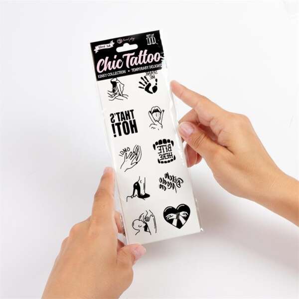 10 temporary tattoos Kinky Collection – Image 5