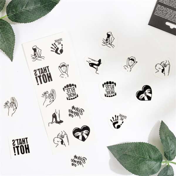 10 temporary tattoos Kinky Collection – Image 7
