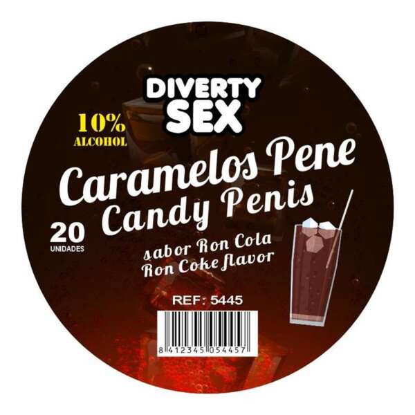 20 Penis-shaped candies Ron Cola Flavor