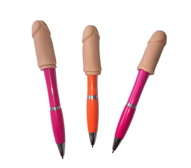 3 Penis Shaped Pens
