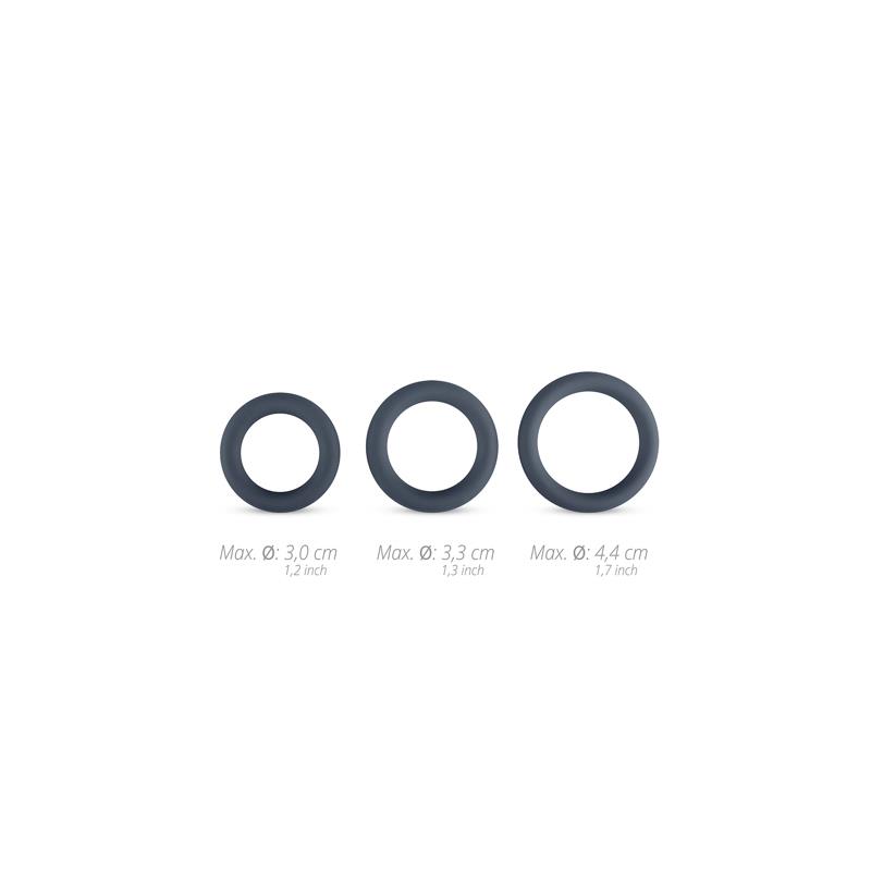 Set 3 Pieces Cock Ring Silicone – Image 5