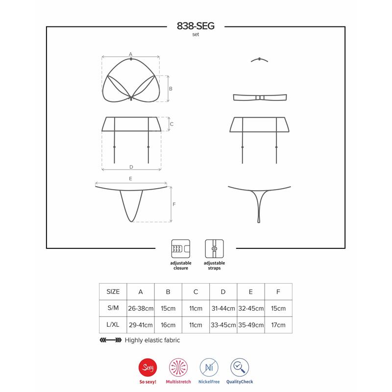3 Pieces Set 838-SEG-3 – Image 4