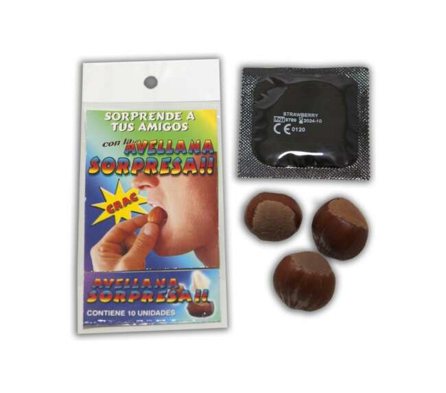 3 Surprise Hazelnuts with Condom
