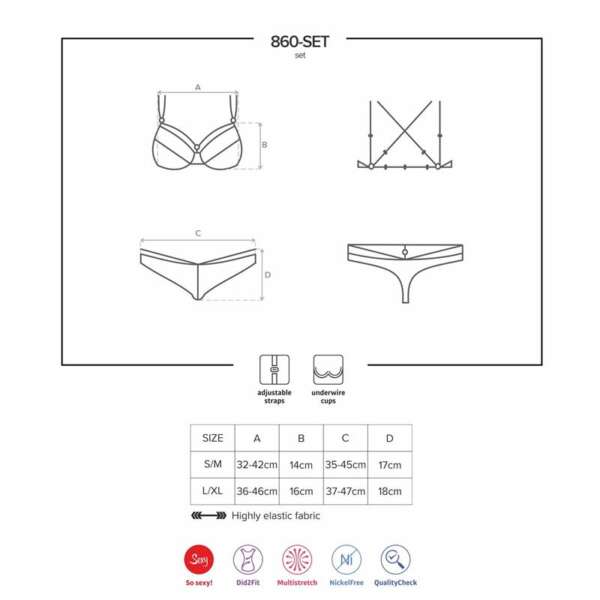 860-SET-1 2 Pieces Set Black – Image 5