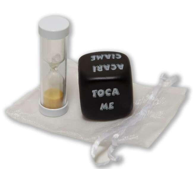 Action Dice with Hourglass