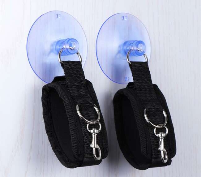 Adjustable Anklecuffs with Suction Cups