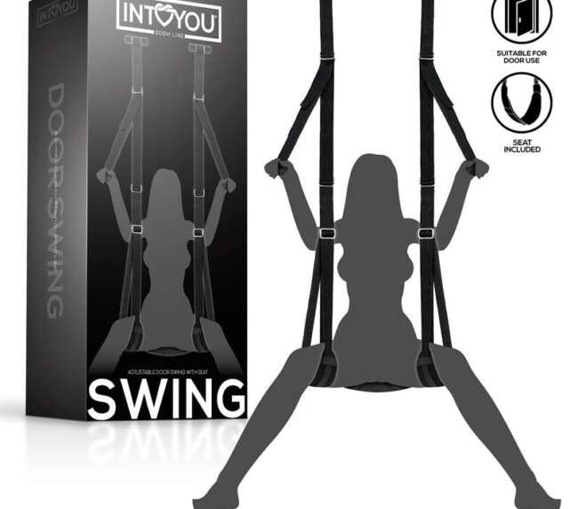 Adjustable Door Swing with Legs Support and Seat