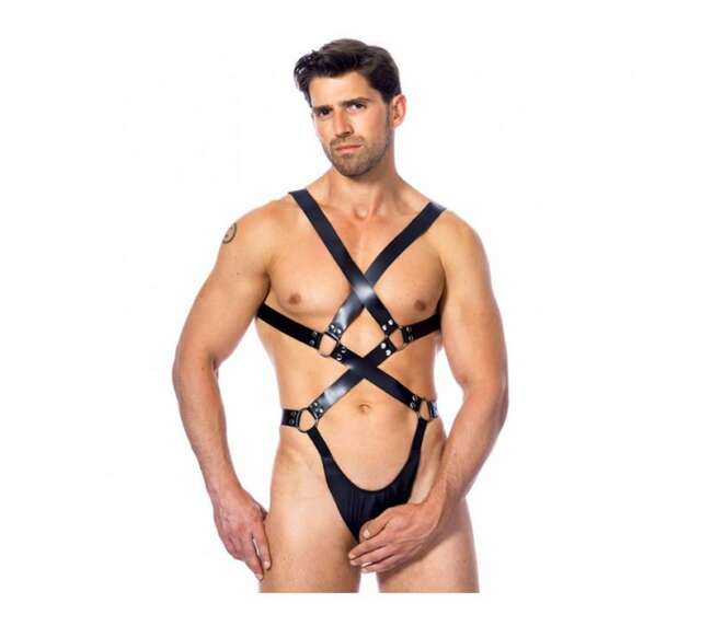 Adjustable Leather Full-Body Harness