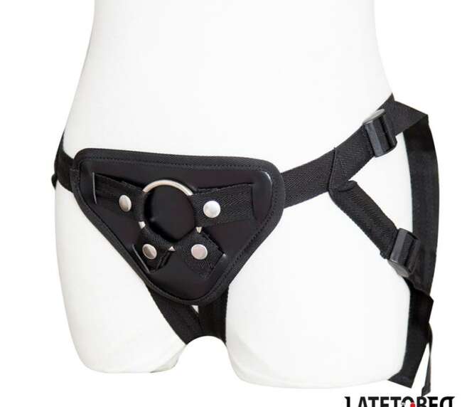 Adjustable Strap On with Metal Ring