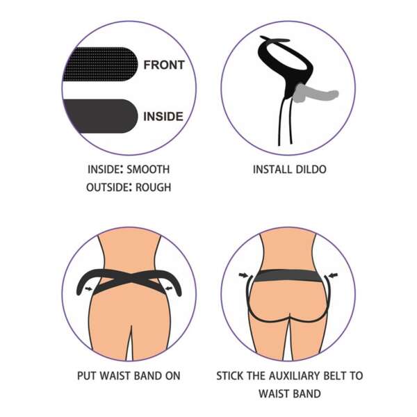 Adjustable Strapon with Dildo 7.5 – Image 11