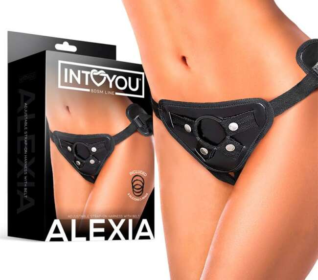 Alexia Universal Adjustable Strap-on Harness with Belt