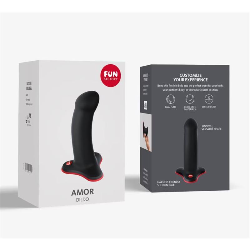 Amor Dildo Black/Red – Image 3