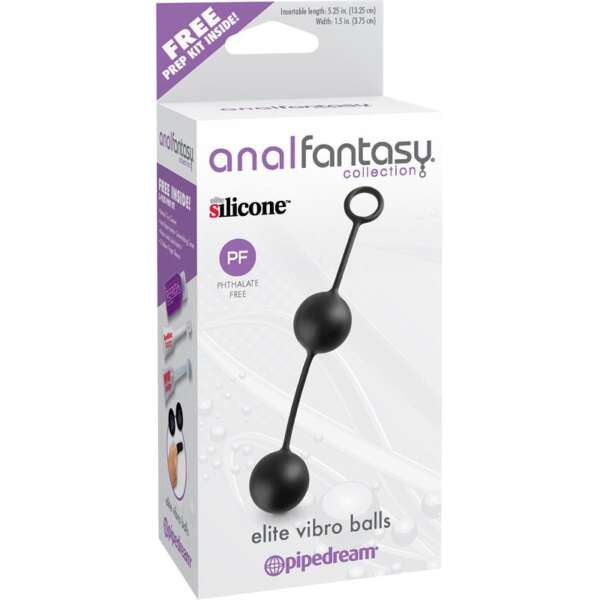 Anal Balls Elite Vibro Balls Black – Image 3
