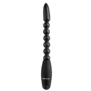 Anal Balls with Vibration Flexa Pleaser Black