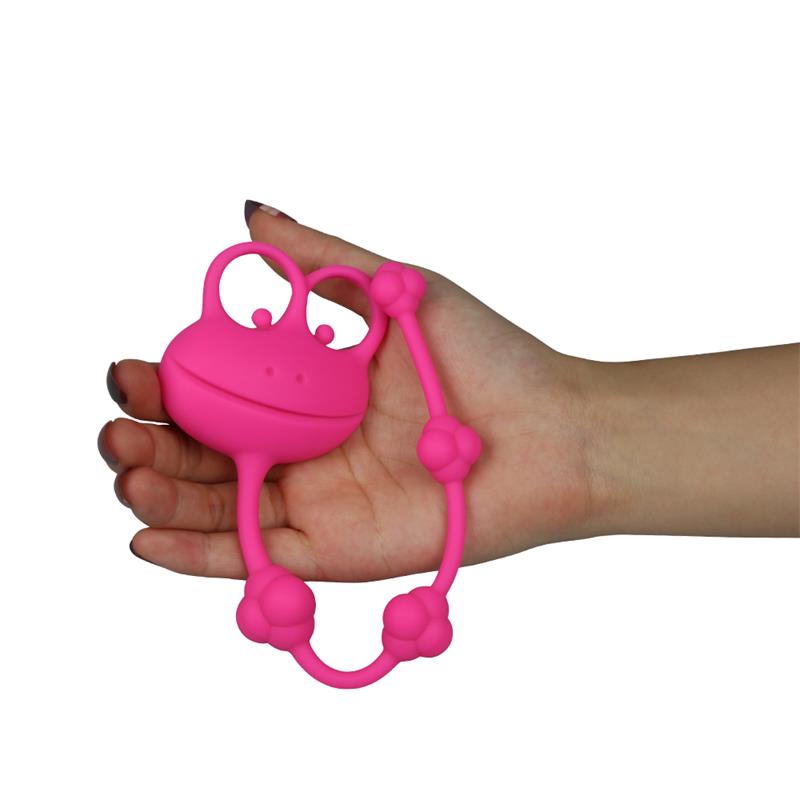 Anal Beads Frog Pink – Image 3
