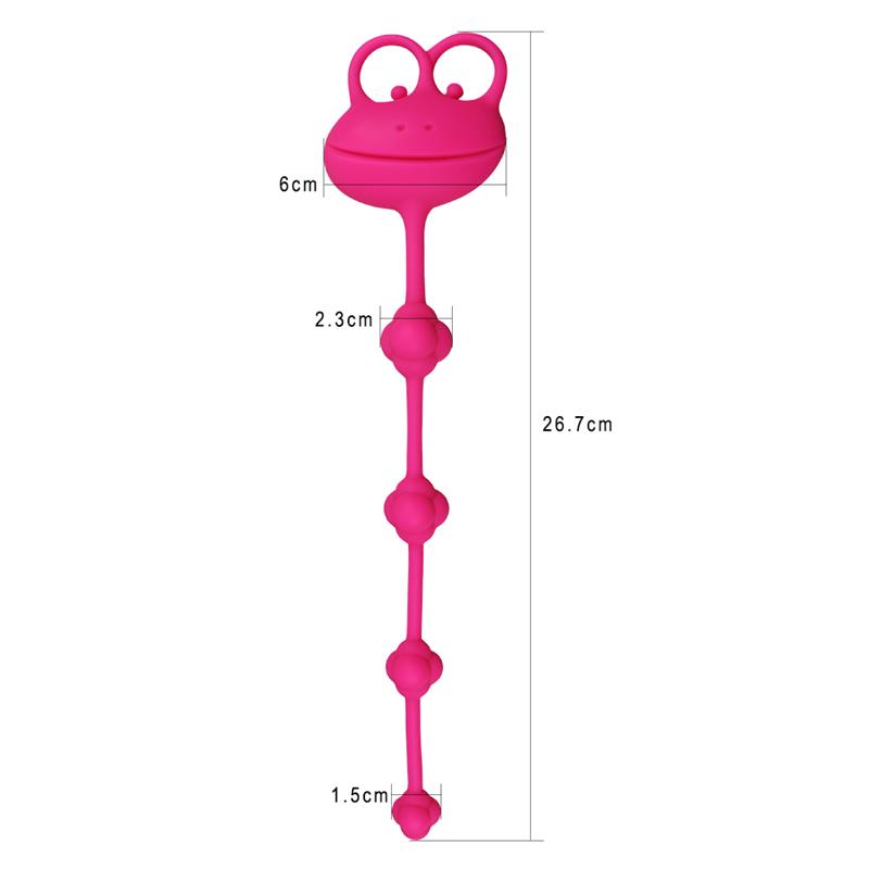 Anal Beads Frog Pink – Image 4