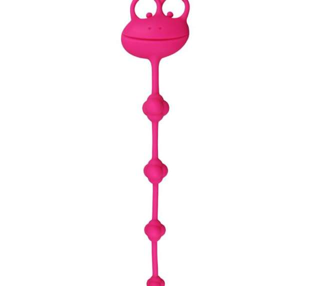 Anal Beads Frog Pink