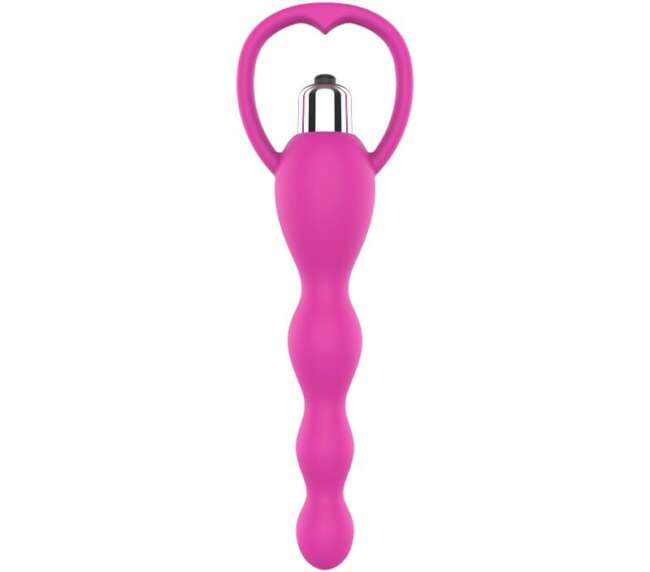 Anal Chain with Vibration Pink