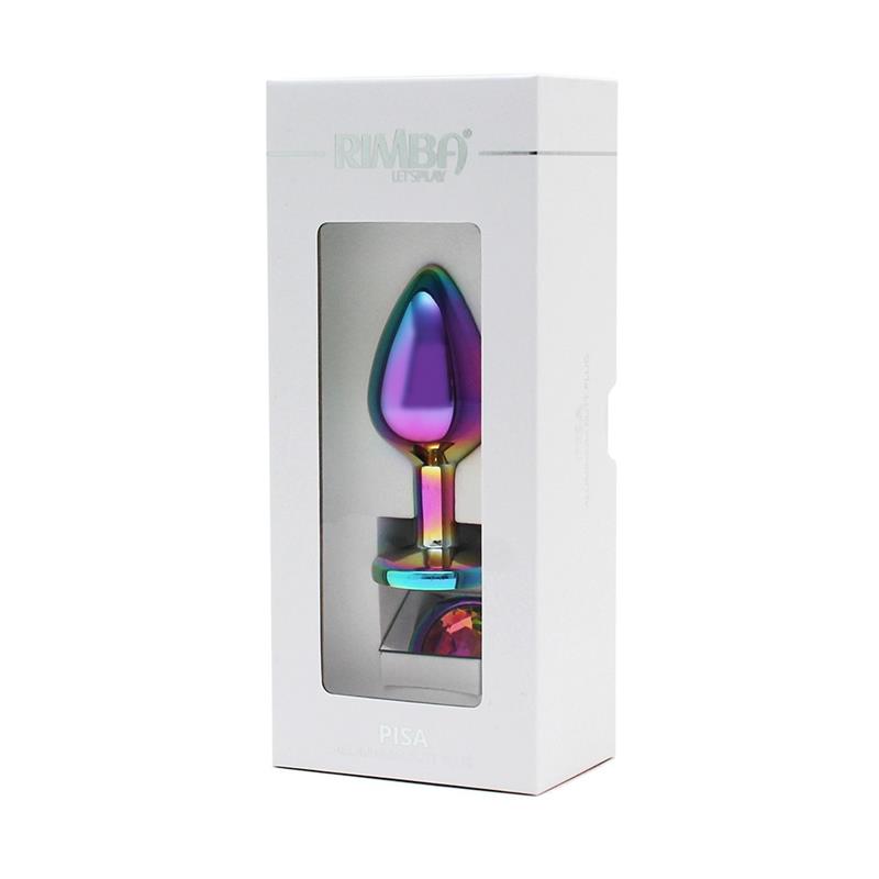 Anal plug and jewel in rainbow colors Plug Rainbow – Image 3