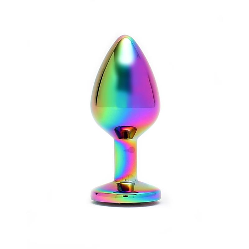 Anal plug and jewel in rainbow colors Plug Rainbow – Image 4