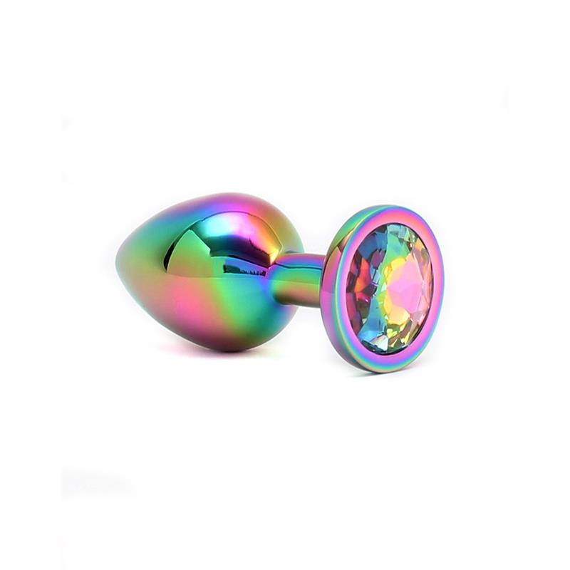 Anal plug and jewel in rainbow colors Plug Rainbow – Image 5