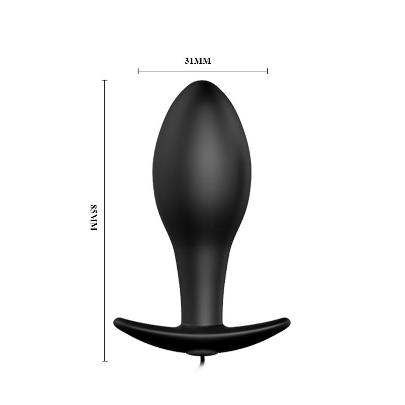 Anal Plug Black Anchor with Remote Control – Image 6