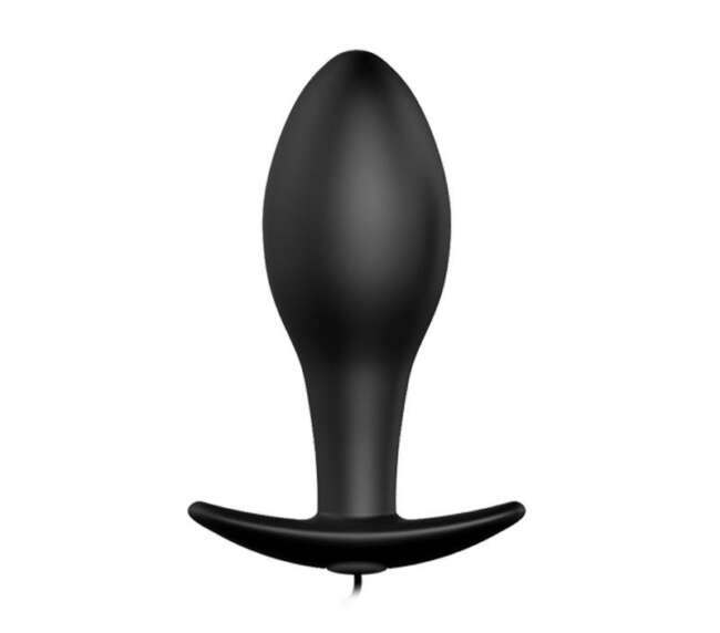 Anal Plug Black Anchor with Remote Control