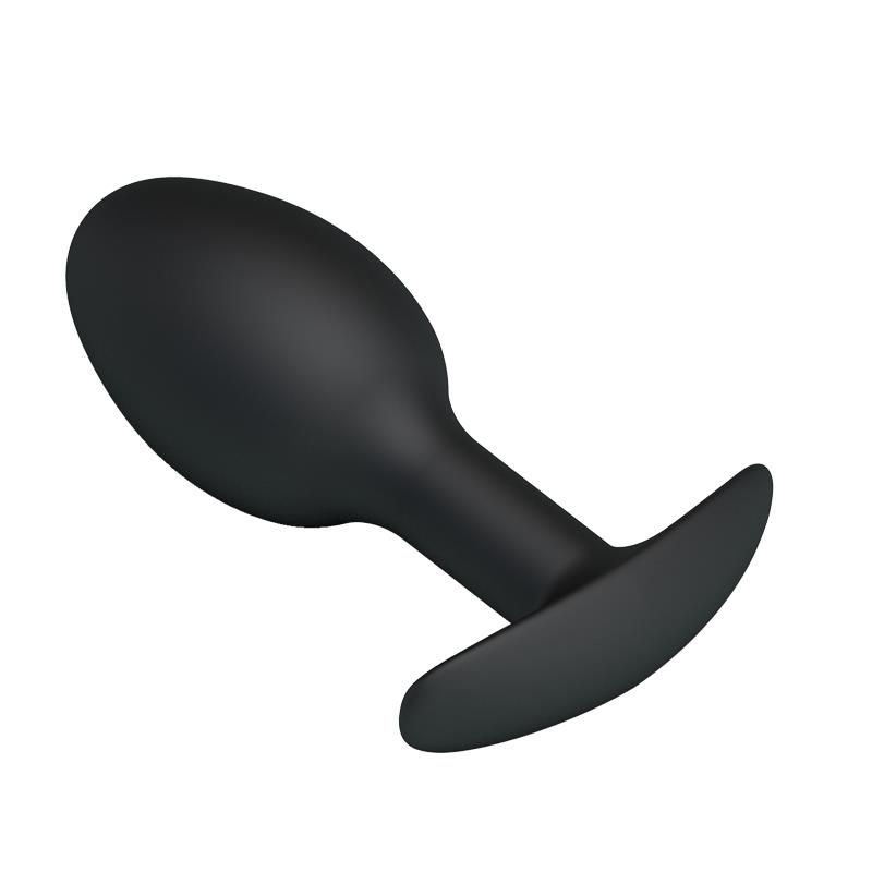 Anal Plug Black with Ball – Image 3