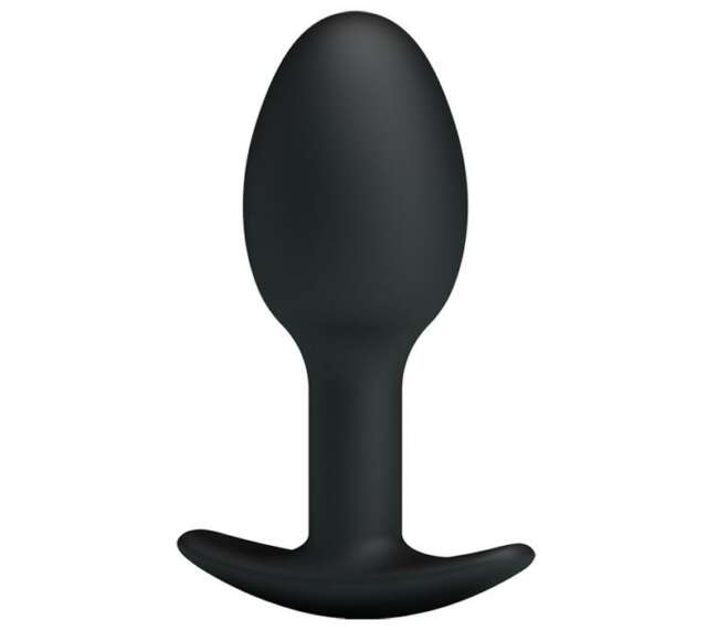 Anal Plug Black with Ball