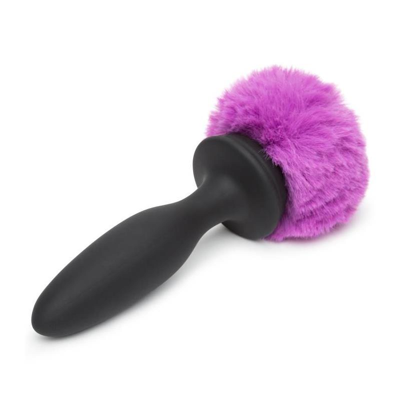 Anal Plug with Vibration and Double Base Purple Large – Image 3