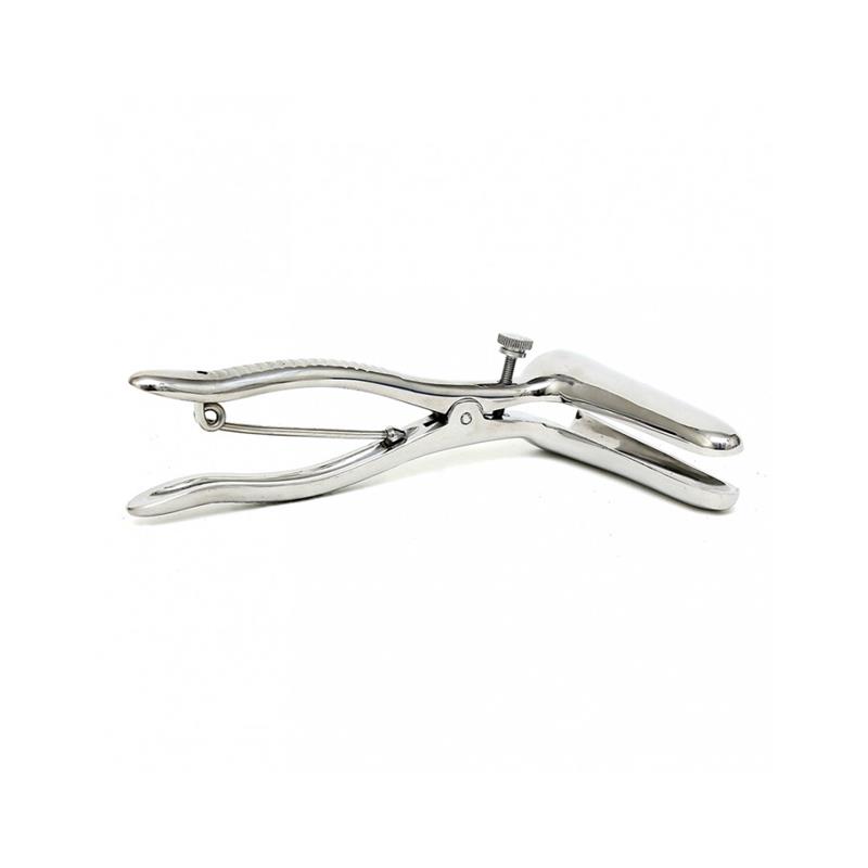 Anal Speculum with 2 Spoons Chrome-Silver – Image 3