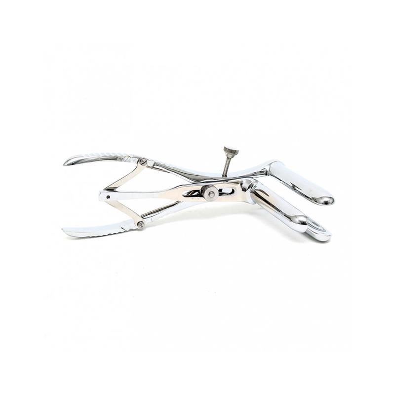 Anal Speculum with 3 Spoons Chrome Silver – Image 3