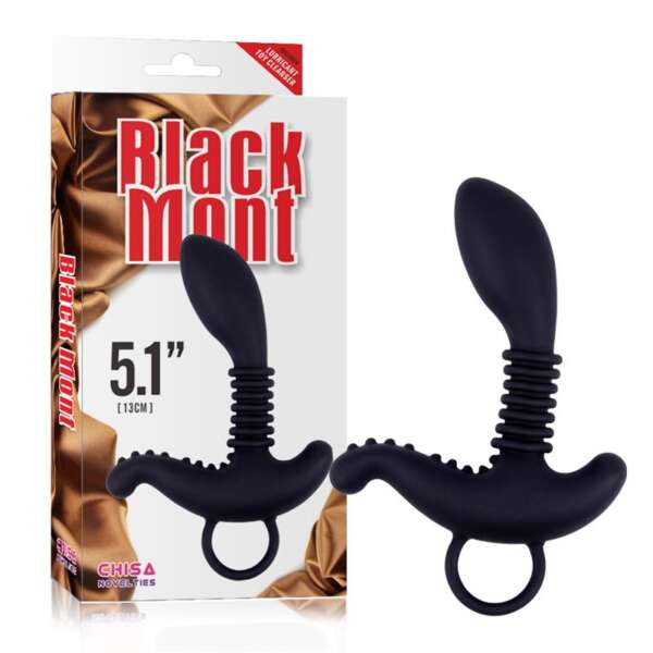Anal Stimulator Booty Exciter Silicone Black – Image 3