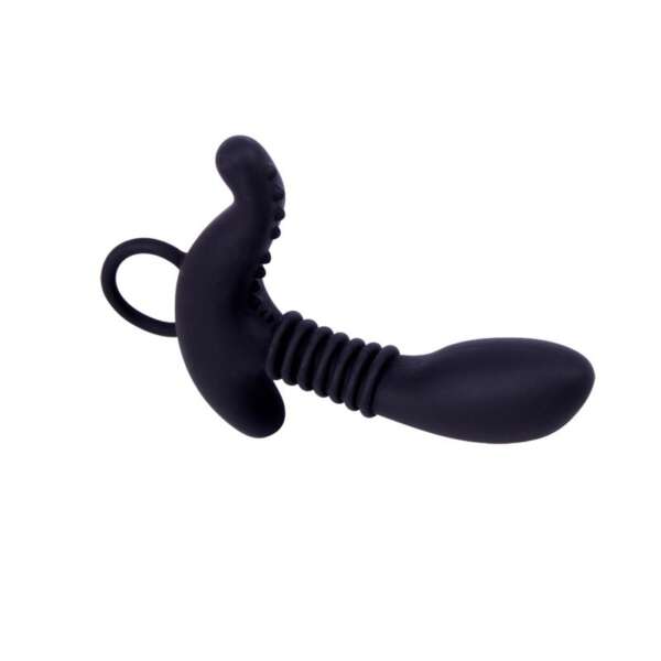 Anal Stimulator Booty Exciter Silicone Black – Image 4