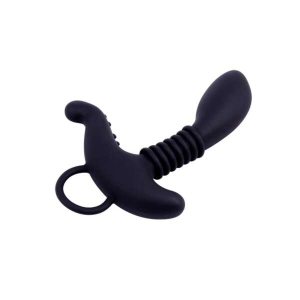 Anal Stimulator Booty Exciter Silicone Black – Image 5