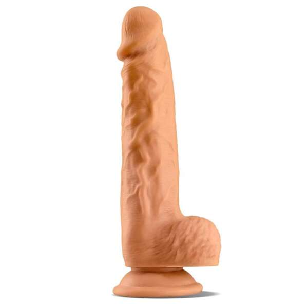 Andi Realistic Dildo with Testicles 9.1 Flesh – Image 4