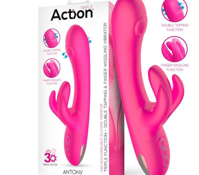 Antony Double Tapping and Finger Wiggling Vibe