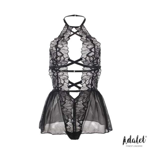 Ariella Open Back Teddy with Floral Pattern – Image 3