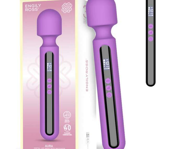 Aura Wand Massager with Digital Led Screen, Big Size and Powerfull 29.5 cm
