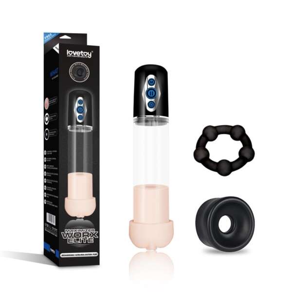 Automatic Penis Pump Maximizer Worx Elite USB Vagina – Image 4