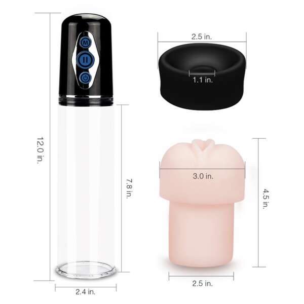 Automatic Penis Pump Maximizer Worx Elite USB Vagina – Image 5