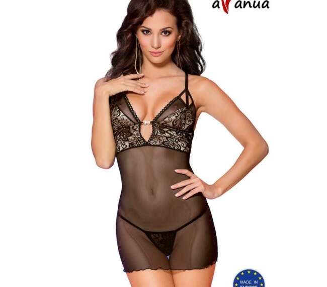 Aurora Chemise Black