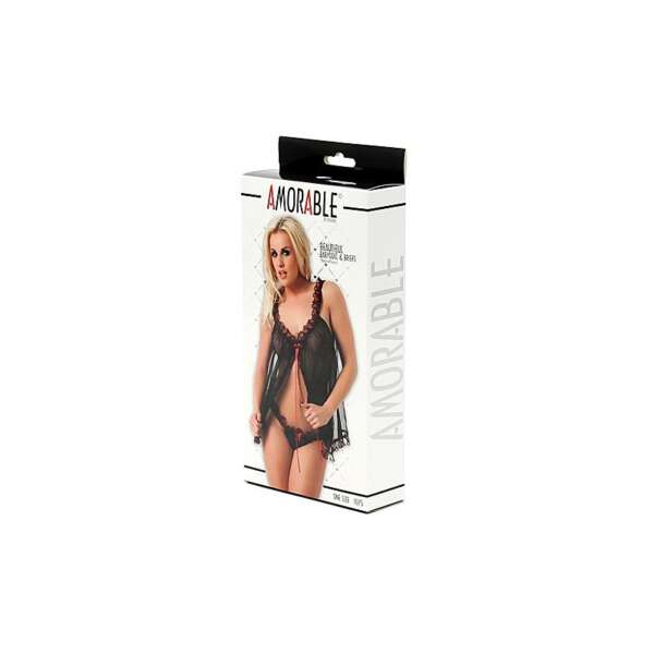 Babydoll and Briefs Black One Size – Image 5