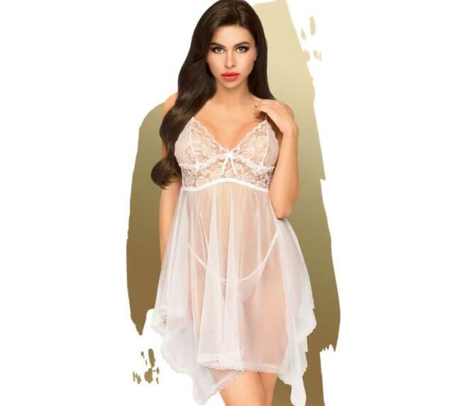 Babydoll Naughty Doll White