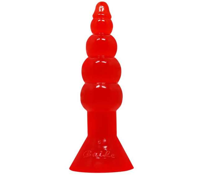 Baile Bulbous Shaped Butt Plug Orange