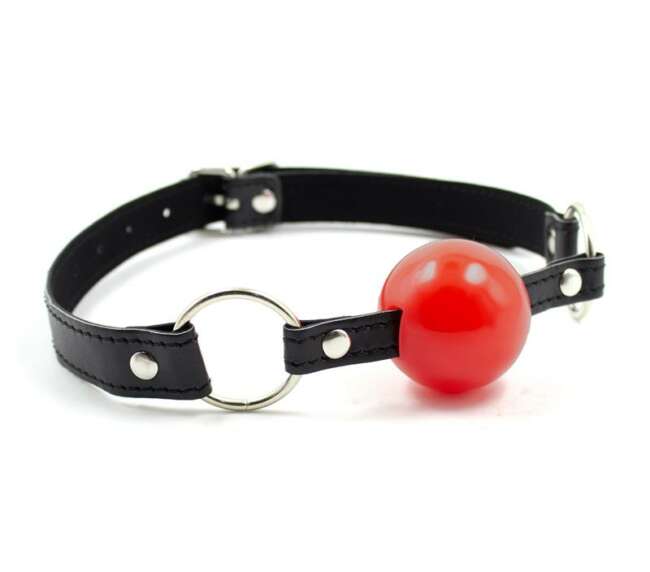Ball Gag Black/Red