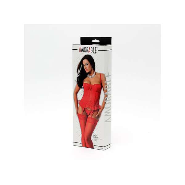 Basque and Stockings Red – Image 3