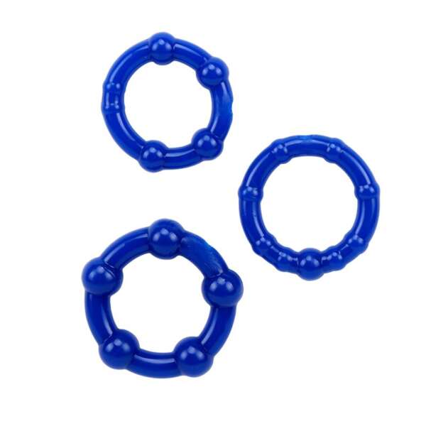 Beaded Cock Rings-Blue – Image 4