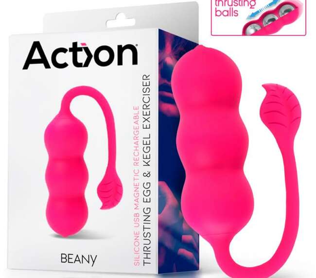 Beany Vibrating Egg and Kegel Exerciser USB Silicone