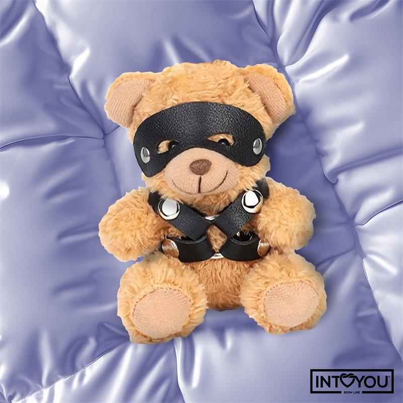 Bearly Keychain BDSM Teddy Bear with Chest Harness – Image 7
